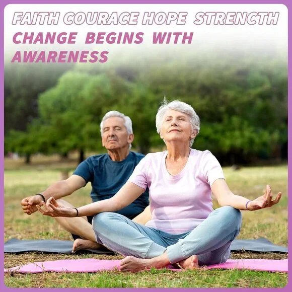 100pcs Purple Ribbon Awareness Bracelets Bulk Multiple Disease Support Charitabl - Picture 4 of 6